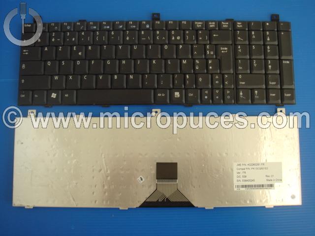 Clavier AZERTY pour ACER Aspire 1800 9500