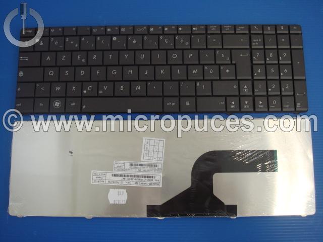 Clavier AZERTY noir pour ASUS N53 N73