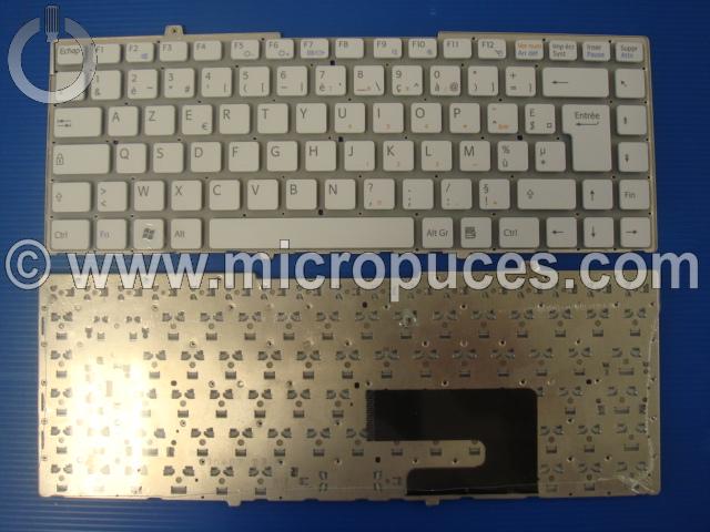 Clavier * NEUF * AZERTY blanc pour SONY VGN-FW