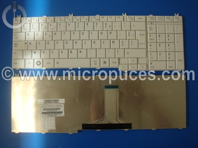 Clavier AZERTY pour TOSHIBA Satellite L755