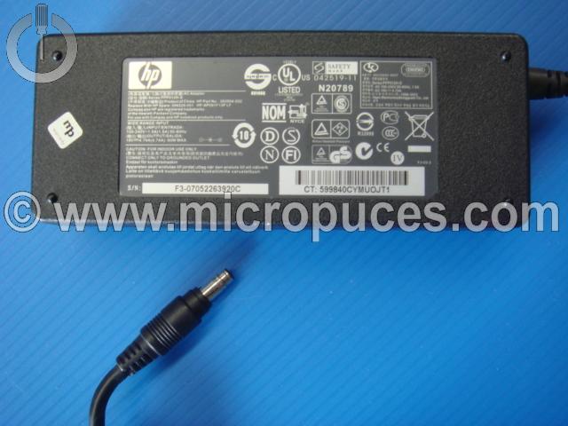 Chargeur Alimentation 19V 4.74A pour HP DV9000