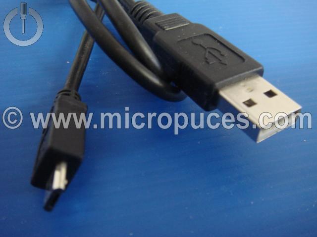 Cable de synchronisation micro USB pour tablette ou smartphone