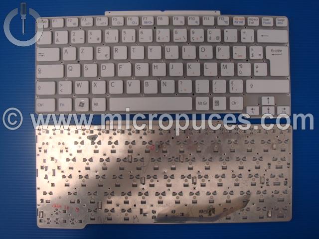 Clavier * NEUF * AZERTY blanc pour SONY VGN-SR