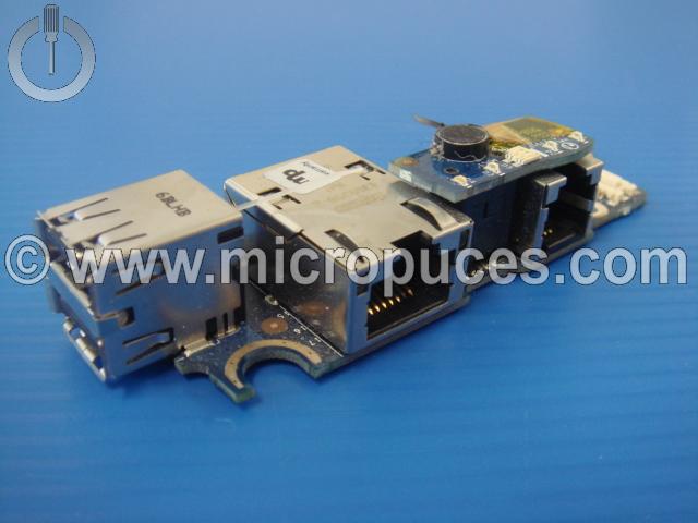 Carte fille USB + RJ11 + RJ45 pour DELL Latitude D620