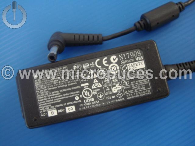 Chargeur Alimentation 19V 2.1A pour MSI Wind