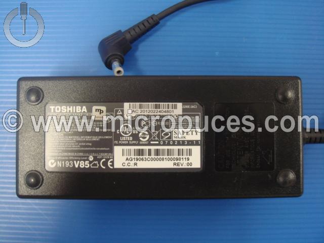 Chargeur Alimentation 19V 6.32A pour TOSHIBA