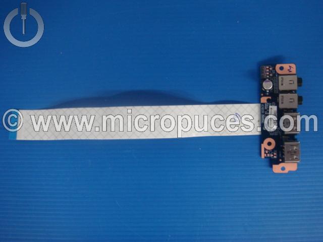 Carte fille * NEUVE * USB + jacks AUDIO pour TOSHIBA Satellite L670