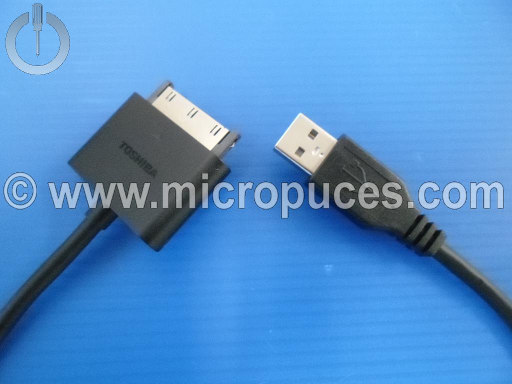 Cable USB d'origine * NEUF * pour tablettes TOSHIBA
