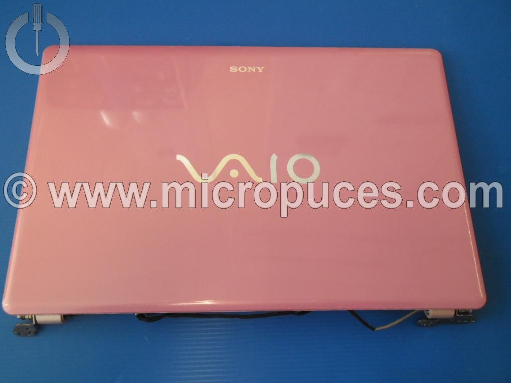 Plasturgie d'cran rose pour SONY VPCCW1S1E