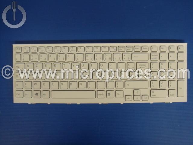 Clavier * NEUF * AZERTY blanc pour SONY VPCEH