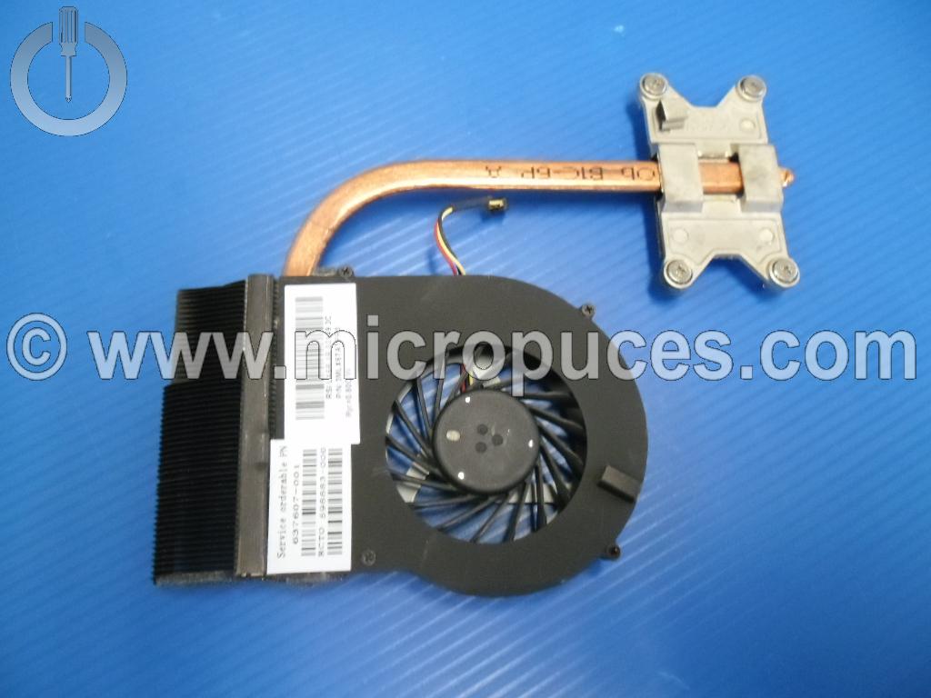 Radiateur + ventilateur CPU pour HP DV6-3XXX