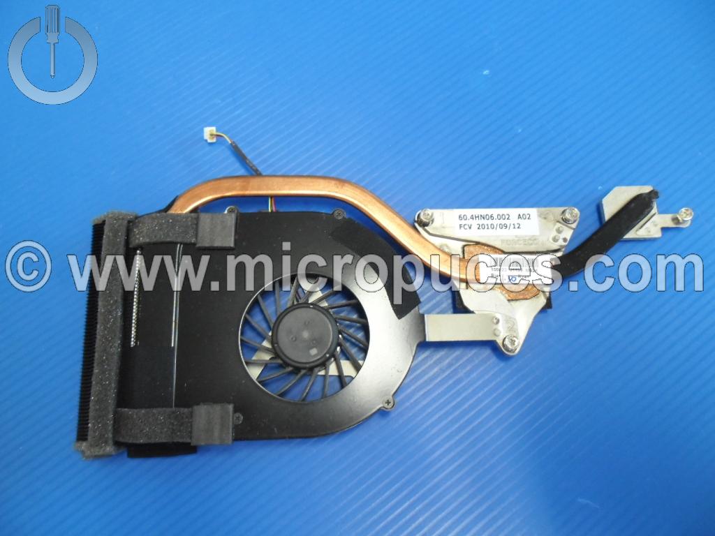 Radiateur + ventilateur CPU pour ACER ASPIRE 7741 / 7741Z