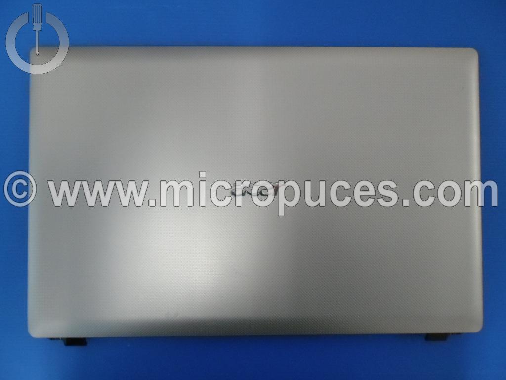 Plasturgie d'cran arrire silver pour Acer Aspire 7551 / 7741