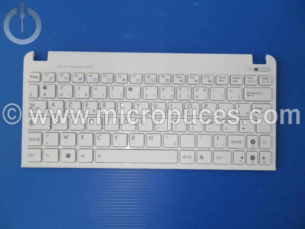 Clavier AZERTY blanc pour ASUS Eeepc 1015BX