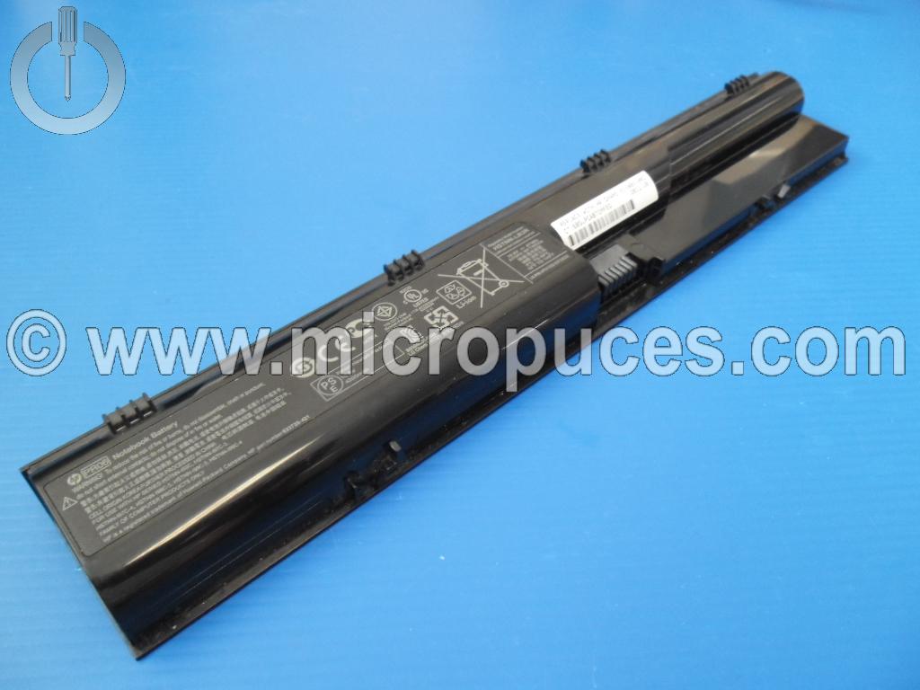 Batterie d'origine pour HP Probook 4330S 4530S (4400 mAh)