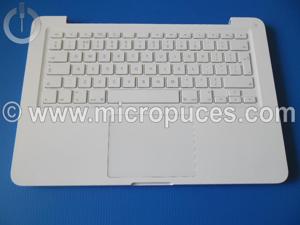 Clavier * NEUF * QWERTY + coque suprieure pour APPLE Macbook Unibody blanc