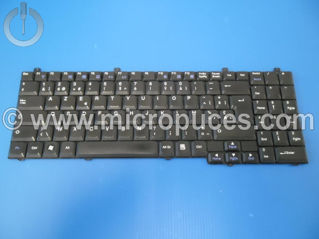 Clavier AZERTY pour Packard Bell Medion