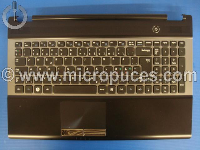 Clavier + plasturgie Qwerty pour Samsung NP-RC530