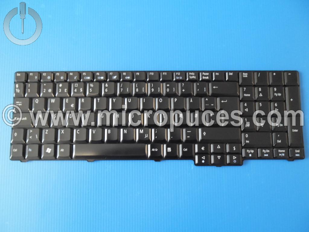 Clavier * NEUF * QWERTY Danois pour ACER Aspire 6530 6930 8920 8930
