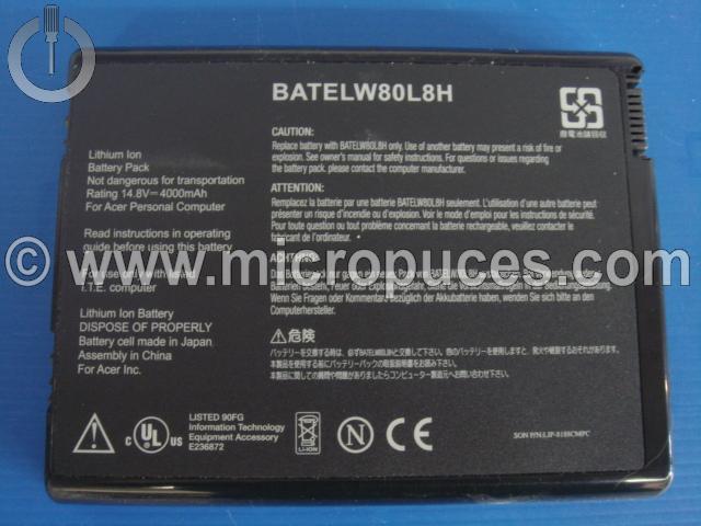 Batterie ACER BATELW80L8H