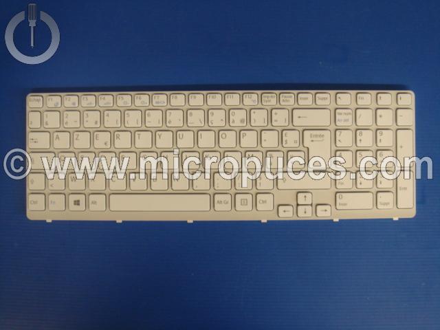 Clavier * NEUF * AZERTY blanc pour SONY SVE1512A4E