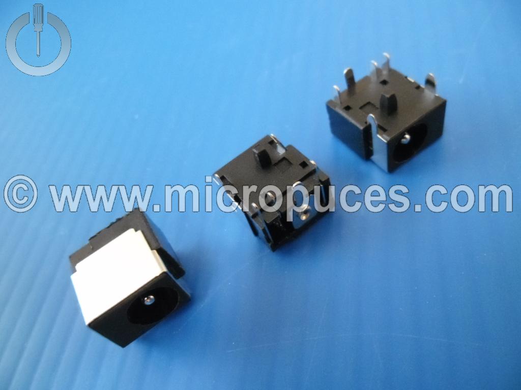 Connecteur alim portable MPJ9A 1.65 mm pour Acer HP Compaq
