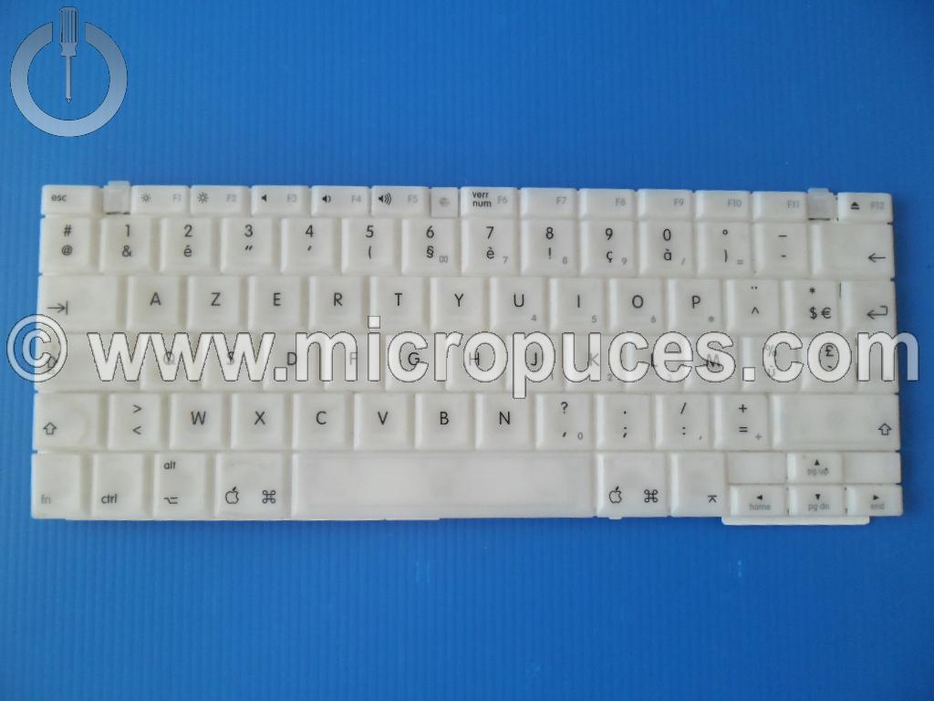 Clavier AZERTY transparent pour APPLE Ibook G4