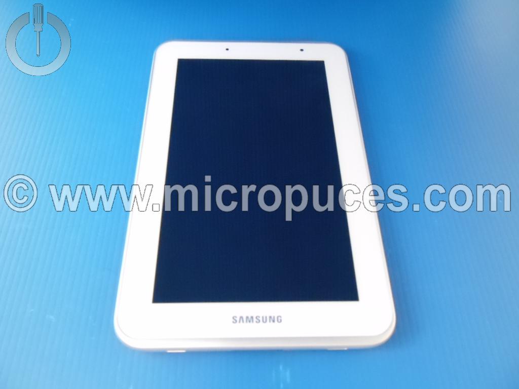 Dalle + vitre tactile * NEUVE * blanche pour Samsung Galaxy Tab 2 7" WIFI