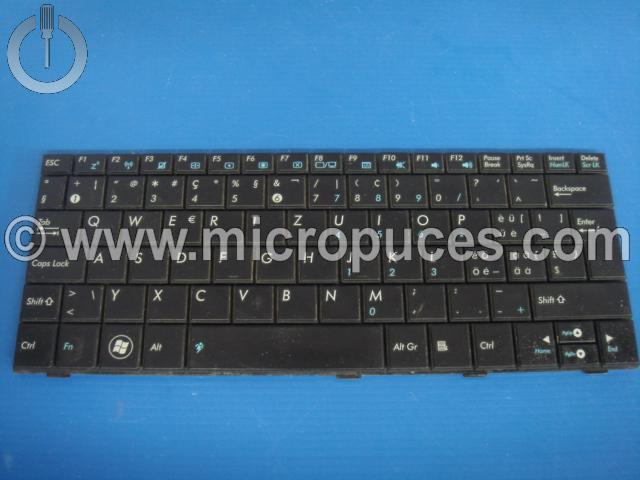 Clavier QWERTY suisse pour ASUS Eeepc 1001HA 1005HA 1008HA noir