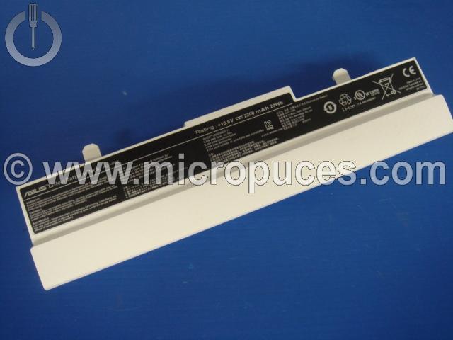 Batterie d'origine pour ASUS Eeepc 1005HA blanc