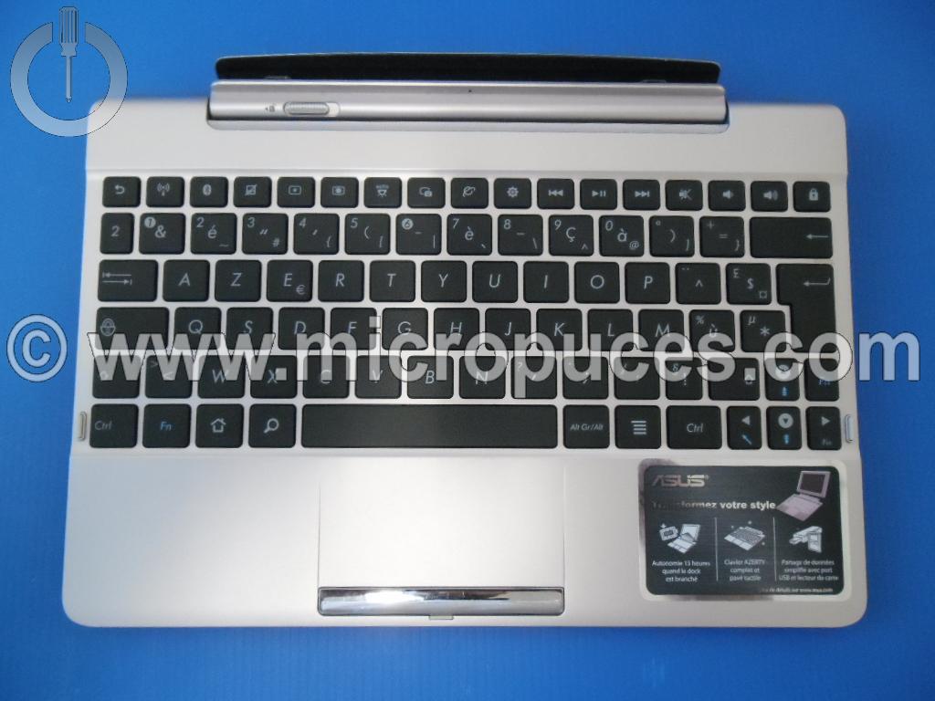 Clavier Dock AZERTY gris pour ASUS Eeepad TF300