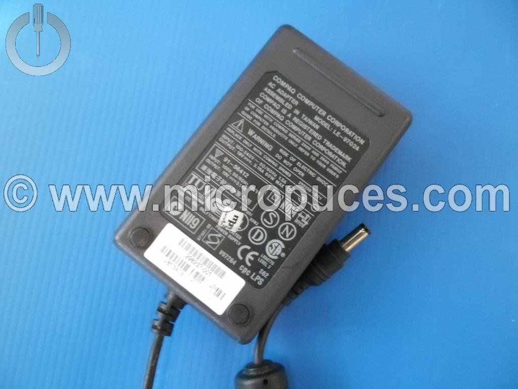 Chargeur Alimentation 19V 3.5A pour COMPAQ Presario 700