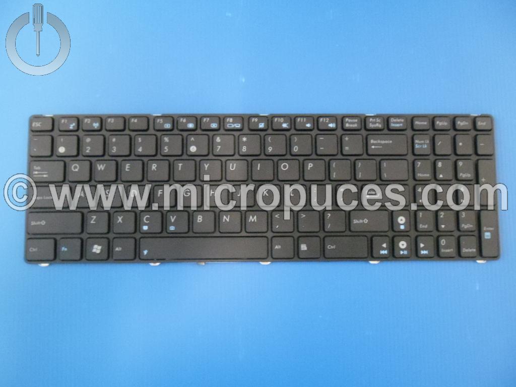 Clavier * NEUF * QWERTY Anglais noir pour ASUS B53 N53 K52