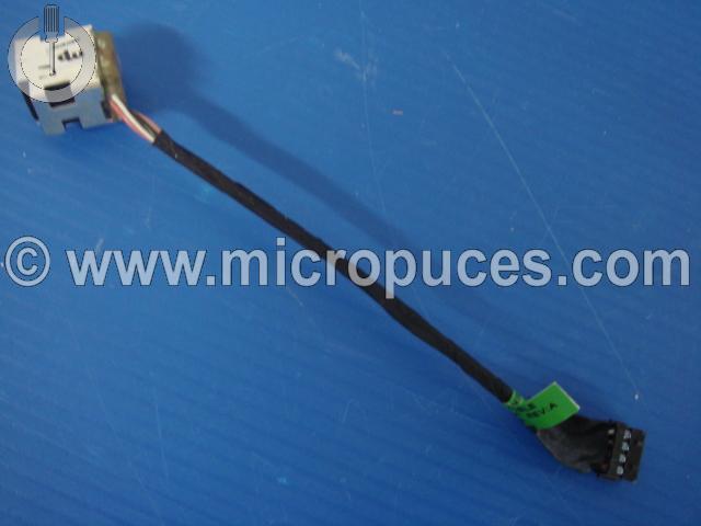 Cable alimentation pour carte mre de HP G7-2 (noir)