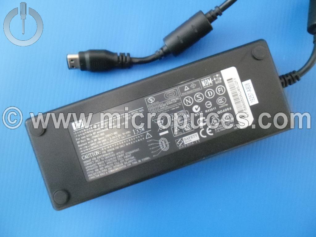 Chargeur Alimentation 19V 7.1A d'origine Pour HP ZD8000