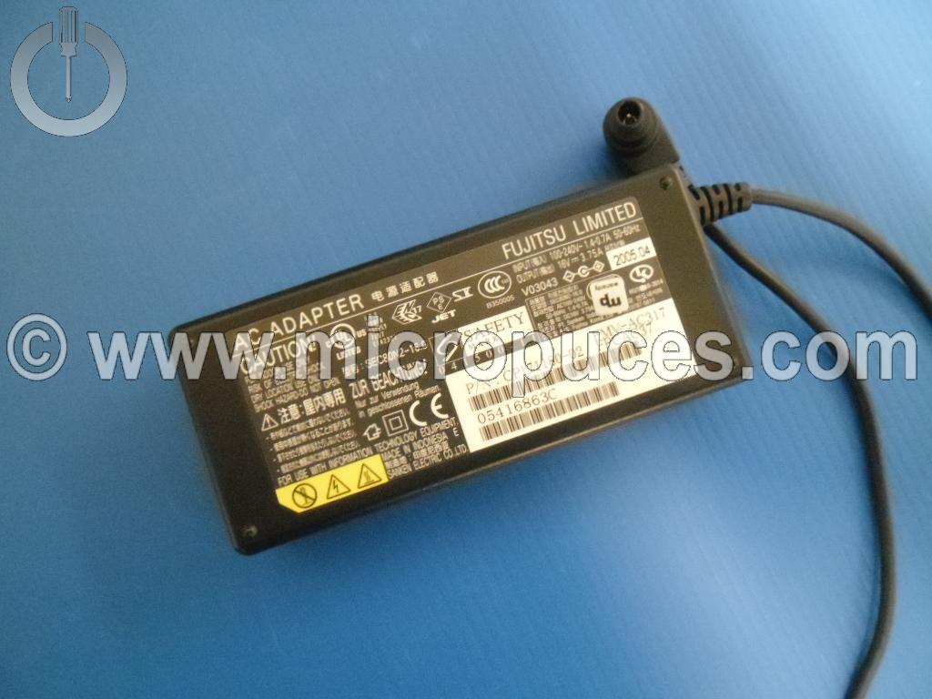 Chargeur Alimentation 16V 3.75A pour Fujitsu