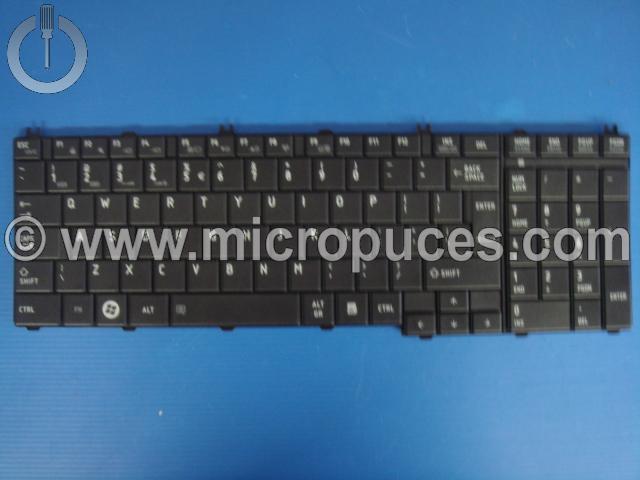 Clavier * NEUF * QWERTY noir pour TOSHIBA Satellite L750-115