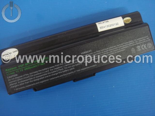 Batterie de remplacement haute capacité 6900W pour SONY
