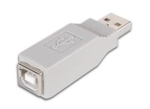 Adaptateur USB type A Mle/type B Femelle