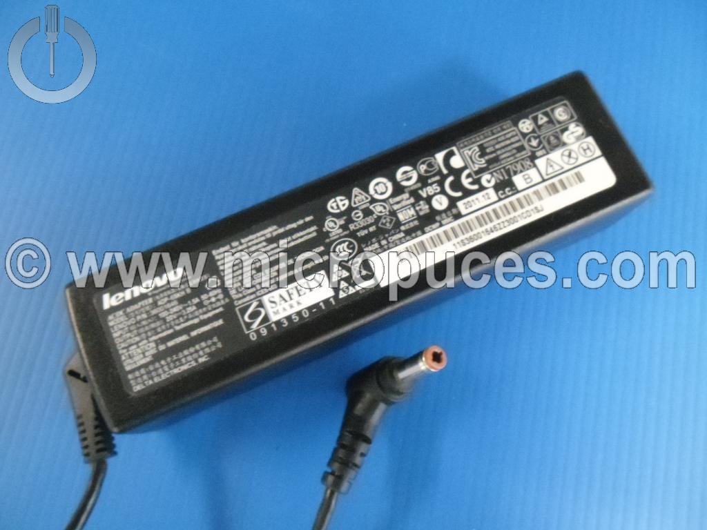 Chargeur Alimentation d'origine 20V 3.25A pour LENOVO