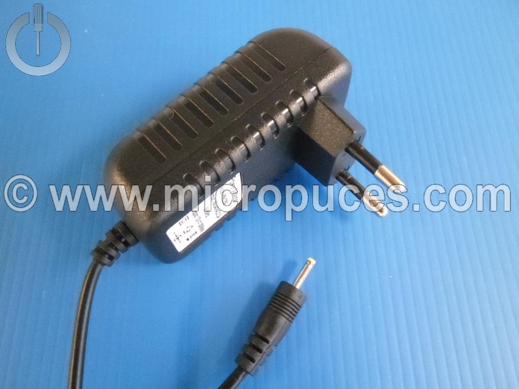 Chargeur alimentation 12V 2A pour tablette embout 2.5mm