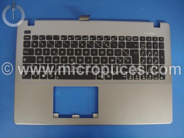 Clavier AZERTY + plasturgie grise pour ASUS X550