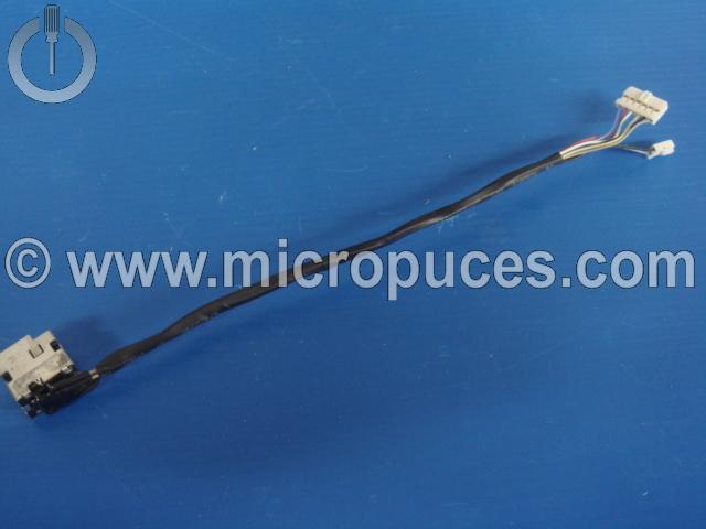 Cable alimentation pour carte mère de HP Pavilion DV7 6 pins +2