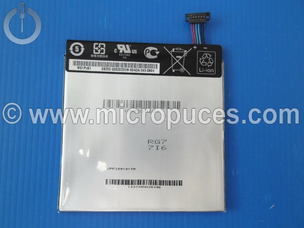 Batterie d'origine pour ASUS MemoPad HD7 ME173X ME180A