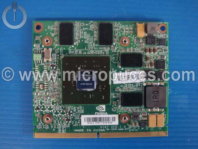 Carte NVIDIA GeForce GT 240M pour Acer Aspire 5739G, 5935G, 7738G, 8735G, 8930G