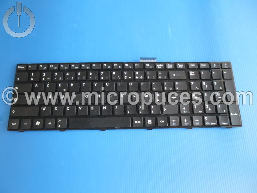 Clavier AZERTY pour MSI CX GX GT A7200