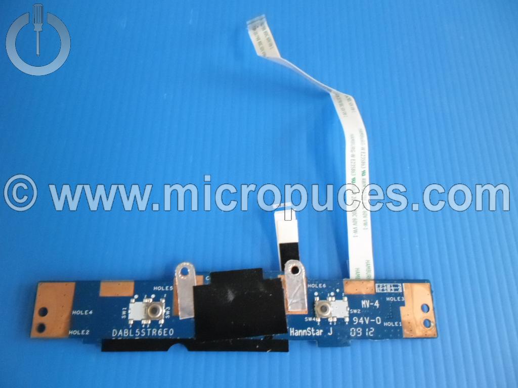 Carte fille boutons touchpad pour TOSHIBA Satellite A300