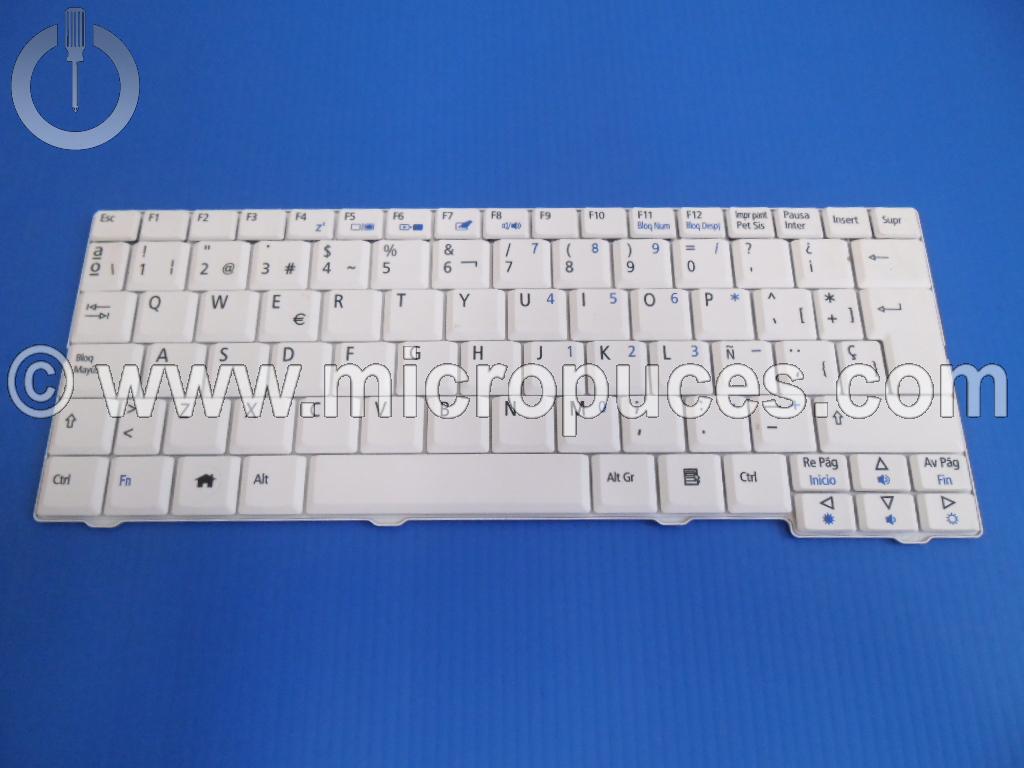 Clavier QWERTY Espagnol pour ACER Aspire One A110 A150