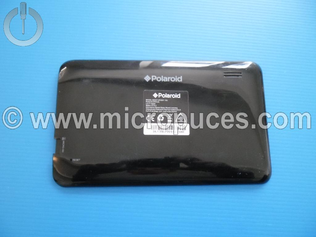 Coque arrire noir pour POLAROID MID0714