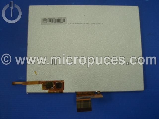 Ensemble dalle + vitre tactile (6 pins) pour Archos 80 G9
